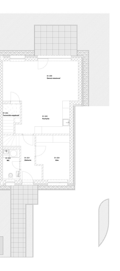 Rodinný dom 7B - Prízemie