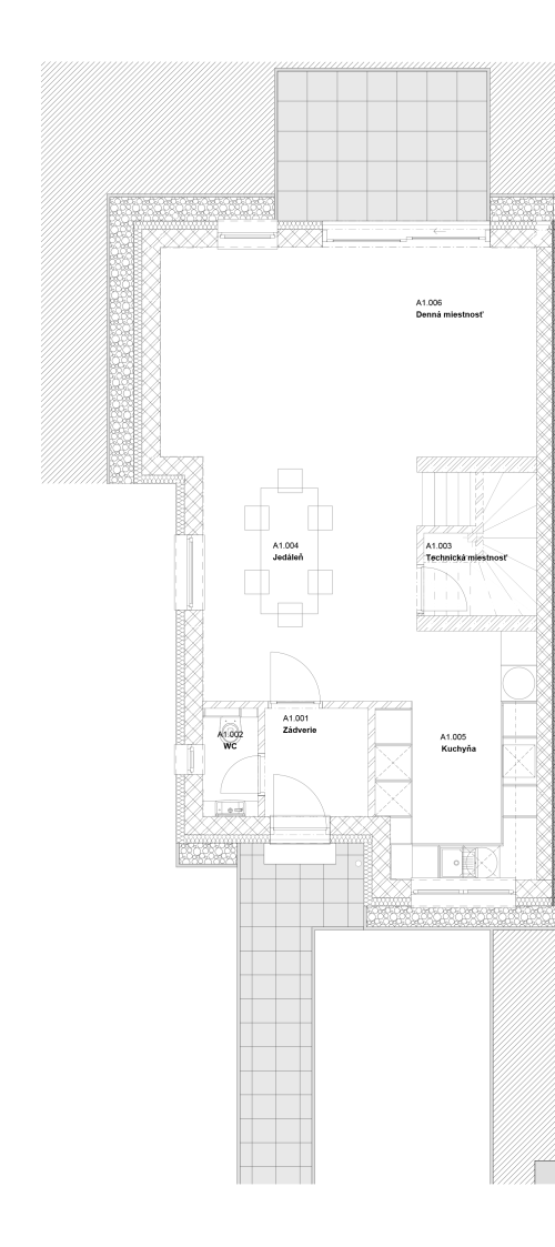 Rodinný dom 8A - Prízemie