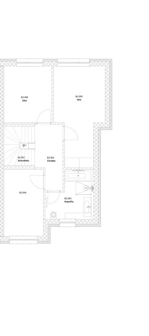 Rodinný dom 8B - Podlažie