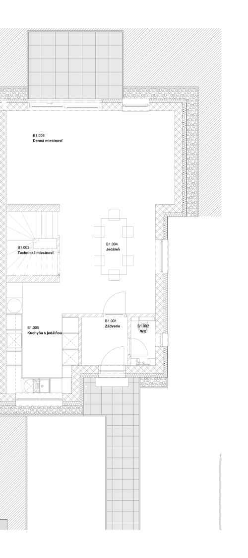 Rodinný dom 8B - Prízemie